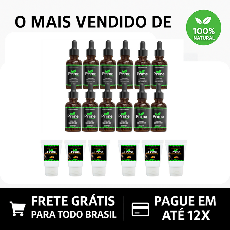 Prime Gotas + Prime GEL Alivio imediato das Dores