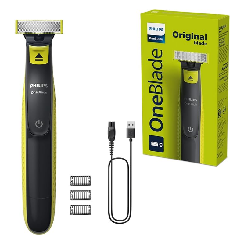 [ PROMO DIA DOS PAIS ] Aparador de Pelos Razor OneBlade + BRINDES ÚNICOS