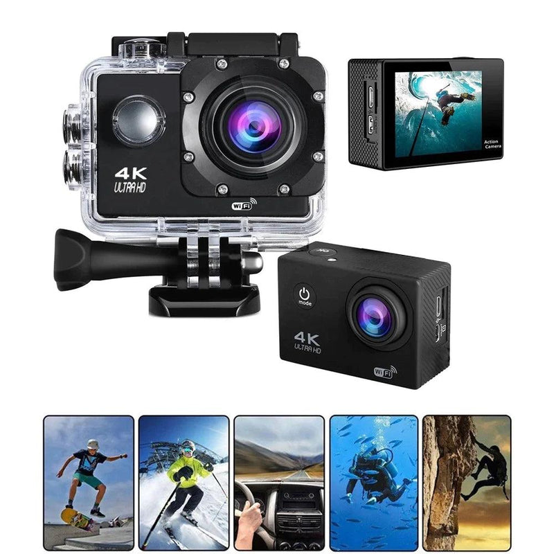 Mini Câmera Filmadora Sport 4k Wi-fi HD 12mp Resistente à Água + Frete Grátis + Envio Imediato + Brinde