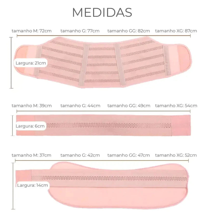 Cinta para Gestantes Sustentação Abdominal Grávidas - Mom Flex™