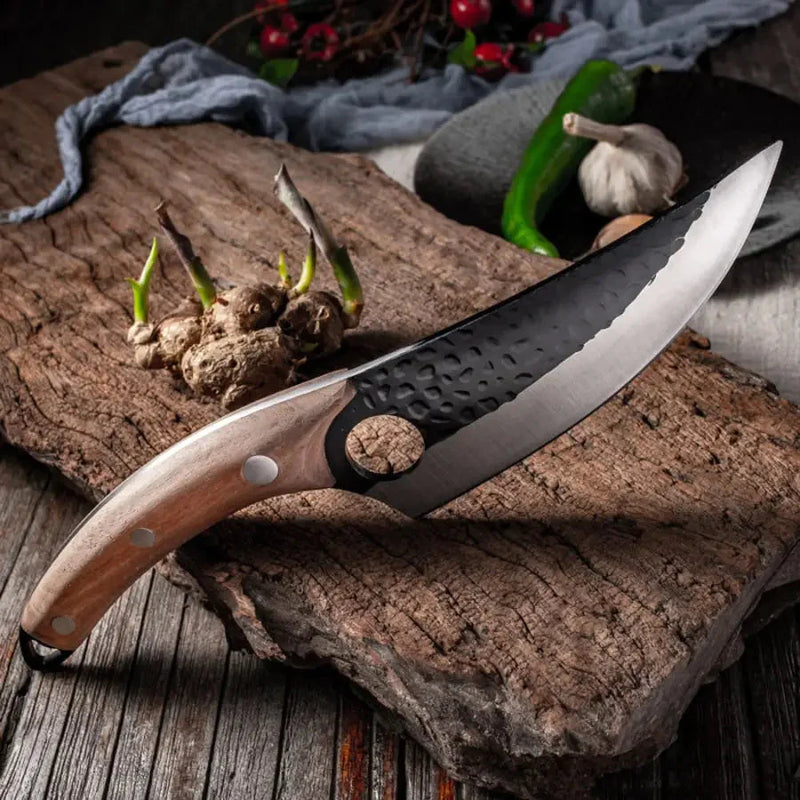 Faca Rústica Olho de Tigre Profissional - Tiger Knife™