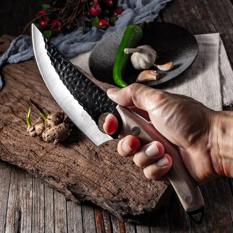 Faca Rústica Olho de Tigre Profissional - Tiger Knife™