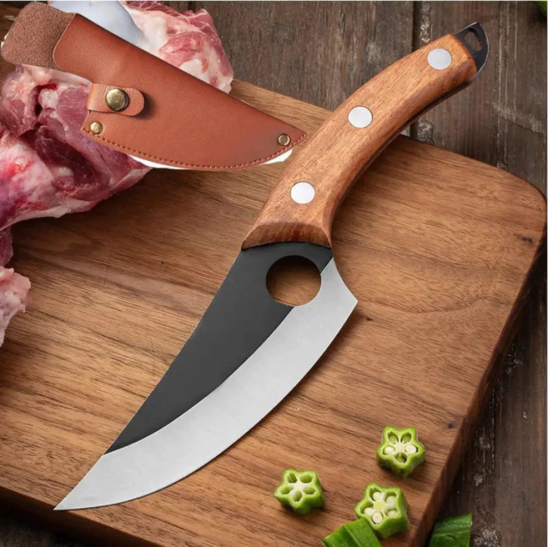 Faca Rústica Olho de Tigre Profissional - Tiger Knife™