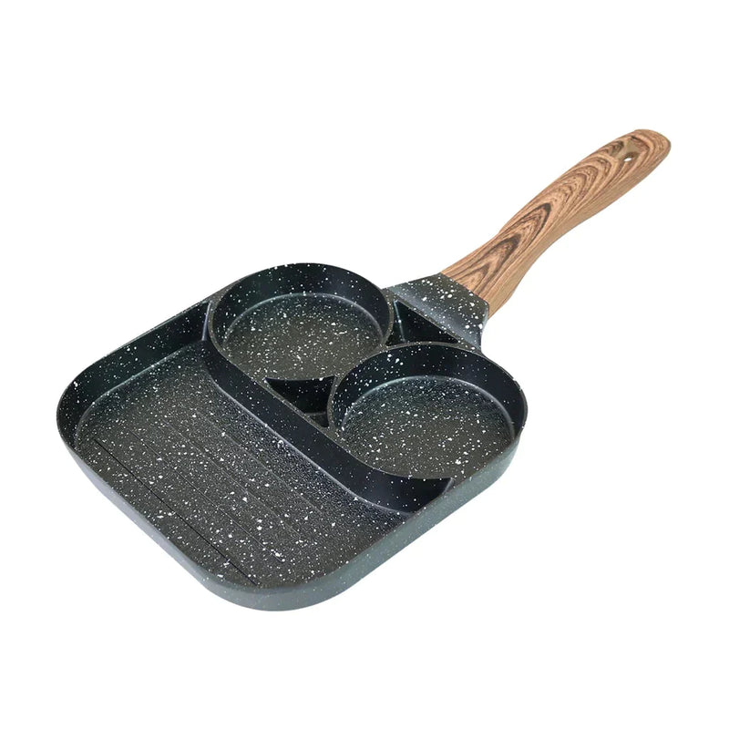 Frigideira Antiaderente 3 em 1 Não Gruda Nada - Gold Chef™