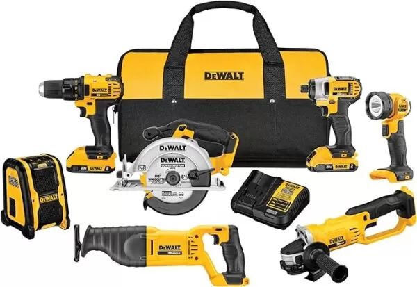 [ SÓ AS PRIMEIRAS 20 UNIDADES ] Kit Dewalt 38 Peças - Ferramentas para toda Obra !