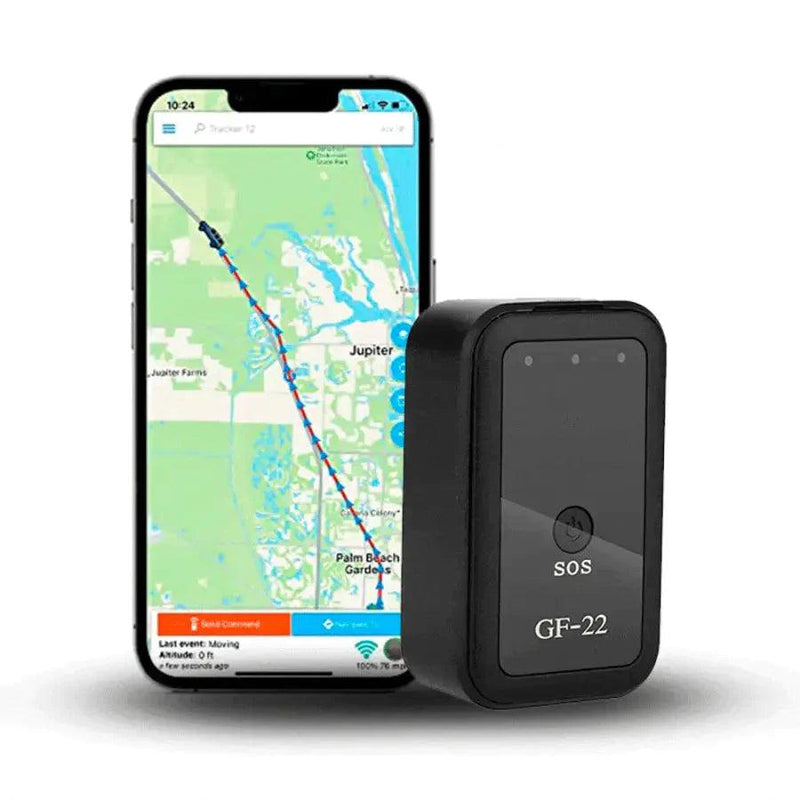 Mini Rastreador GPS Espião Tempo Real GF-22 Via Satélite - Local Spy™