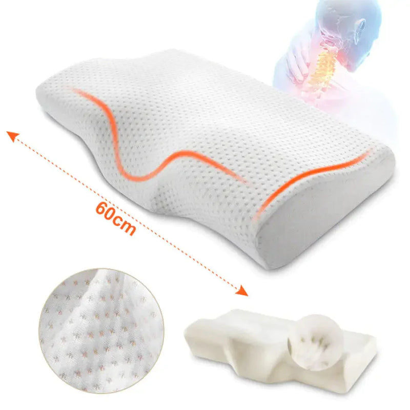 Travesseiro Ortopédico Nasa Cervical Anti Ronco e Alívio de Dores - Eco Sleep™