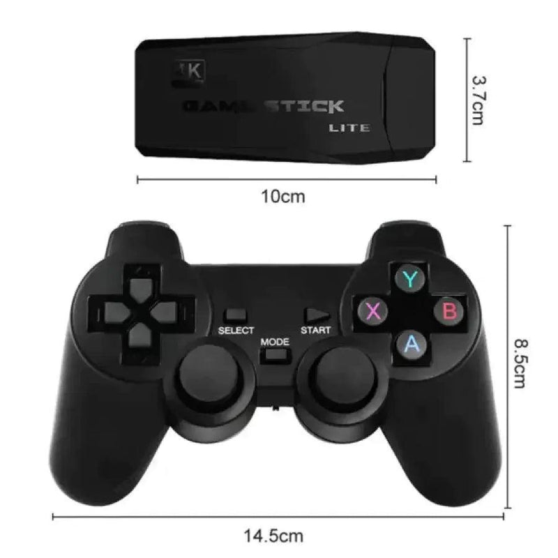 Video Game Stick Retrô Original 4k 10000 Jogos 64G - Emulador Arcade™