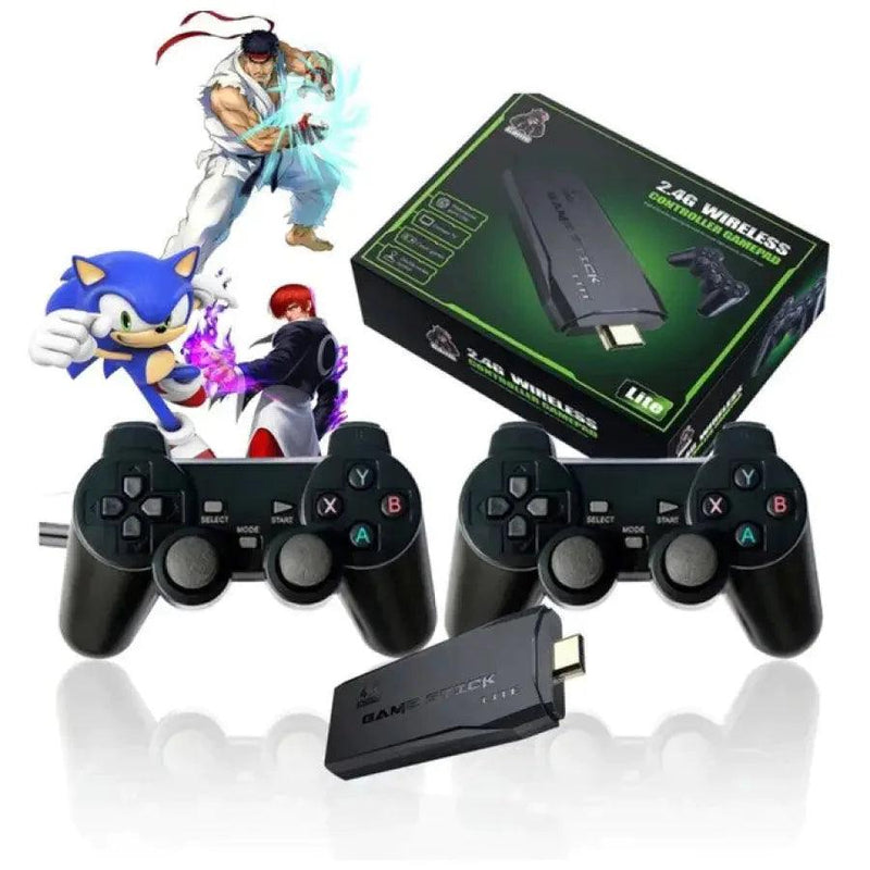 Video Game Stick Retrô Original 4k 10000 Jogos 64G - Emulador Arcade™